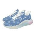 thumbnail image 2 of Psesaysky Rainbow Atmospheric Cushion Running Shoes Walking Sneakers Print Tennis Shoes with Blue Butterflies for Women, 2 of 7
