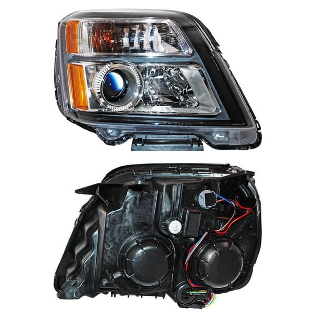 Faro Principal Terrain 2016 A 2017 Gmc Lado Pasajero TYC Filo Negro