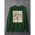 thumbnail image 3 of The Ornithologists Dream I Sweatshirt Men -Naomi McCavitt Designs, Male 5X-Large, 3 of 4