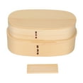 thumbnail image 2 of Oubit Bento Boxfor Kids,Wooden Bento Boxes Double Wooden Bento Boxes Lunch Bento Box Top-Notch Performance, 2 of 9