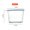Blue, variant on Set of 2 Transparent Glass Sealed Jars for Food Storage - Airtight Round Pickle Jars with Lids