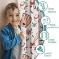 thumbnail image 3 of Blackout Kids Curtains,Pink and Blue Baseball Items Pattern Childrens Insulated Curtains Set Of 2,Bedroom Essentials,Toddler Room Decor 52"x84", 3 of 5