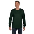 thumbnail image 1 of Hanes Adult Tagless Long Sleeve Tee With Pocket, Style 5596, 1 of 1