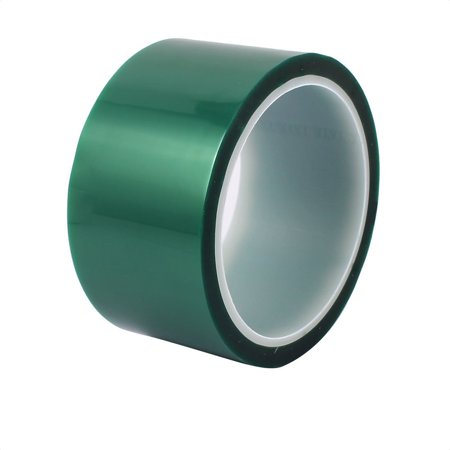 Light Tack Adhesive - uxcell 50mm x 33 Meters Green PET Adhesive Tape High Temperature Resistant Tape for PCB Soldering