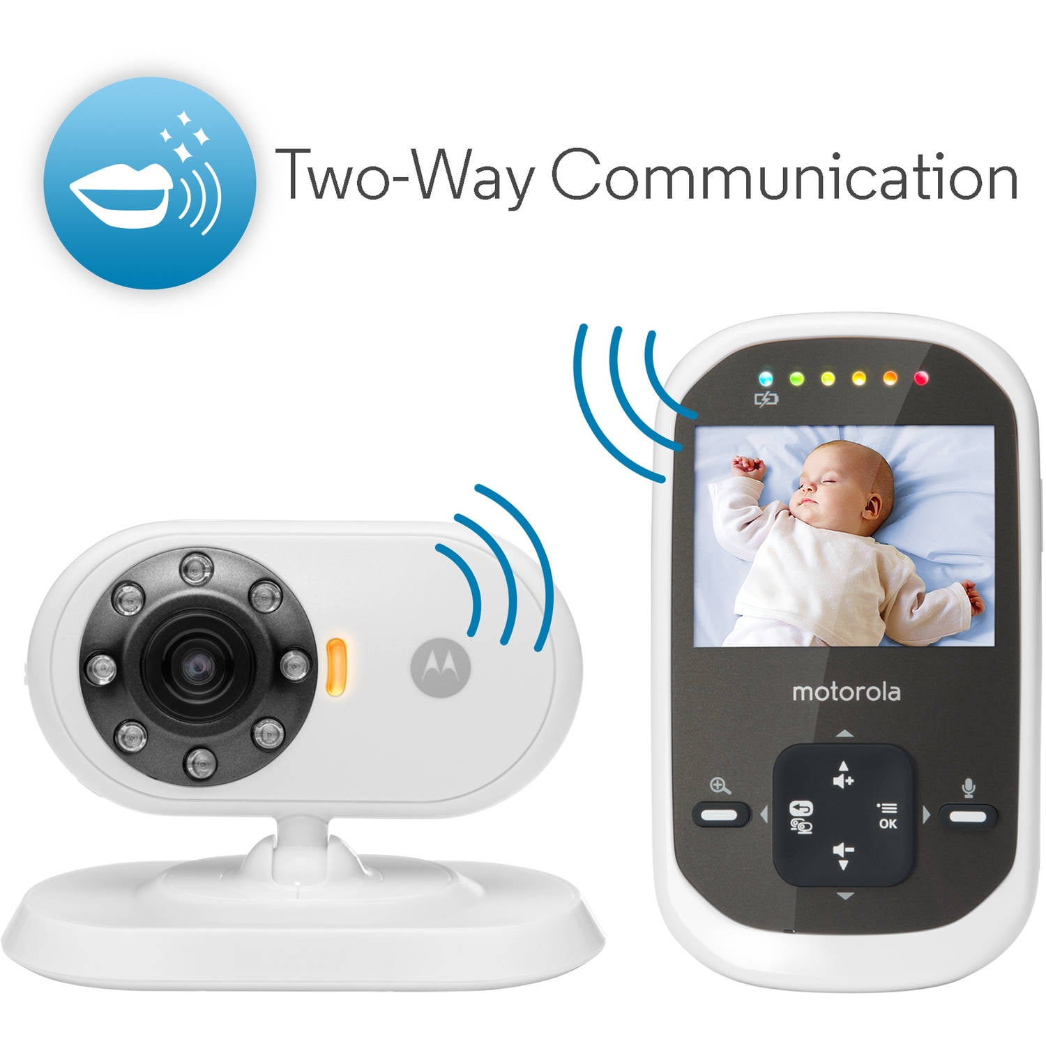 Motorola MBP25-2, Video Baby Monitor, 2 