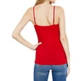 thumbnail image 3 of Women Cami Built-in Shelf Bra Adjstable Strap Camisole Tank Top (Junior Sizes), 3 of 4