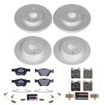 thumbnail image 2 of Power Stop Front and Rear Euro-Stop ECE-R90 Certified Brake Pad and Rotor Kit ESK2785, 2 of 4