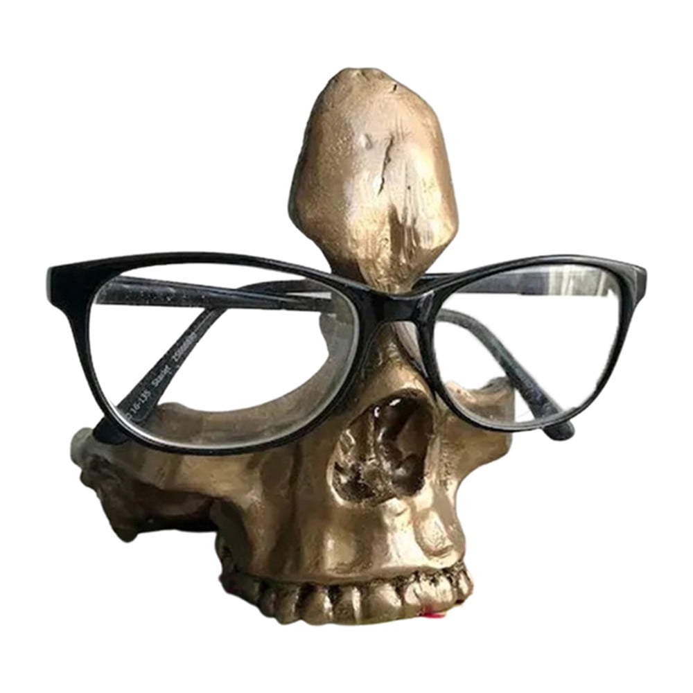 Skull Glasses Stand Holder, Sunglasses Stand, Desk Tidy, Gothic Decor,  Skeleton Eyeglasses Holder, Eyewear Stand -  Israel