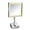 Polished Chrome, variant on Square Freestanding Led 5X Magnified Mirror