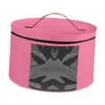 thumbnail image 4 of Caja de almacenamiento de sombrero Contenedor de sombrero de viaje relleno Almacenamiento de juguetes Reduce Box Organizador de fieltro para la Rosa, 4 of 8