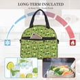 thumbnail image 4 of Easygdp Cute Green Frog Caja de Almuerzo para Mujeres y Hombres, Bolsa de Almuerzo Insulada, Bolsas Reutilizables Impermeables para Viajes, Trabajo y Picnics, 4 of 7