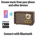 thumbnail image 3 of Radio Bluetooth Victrola Retro Wood con altavoces integrados, 3 of 6