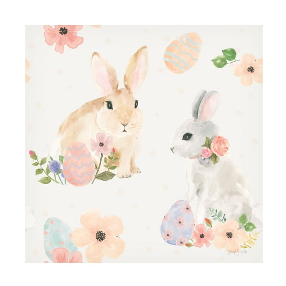 Trademark Fine Art 'Spring Sentiments Pattern IIIB Eggs' Canvas Art by Jenaya Jackson