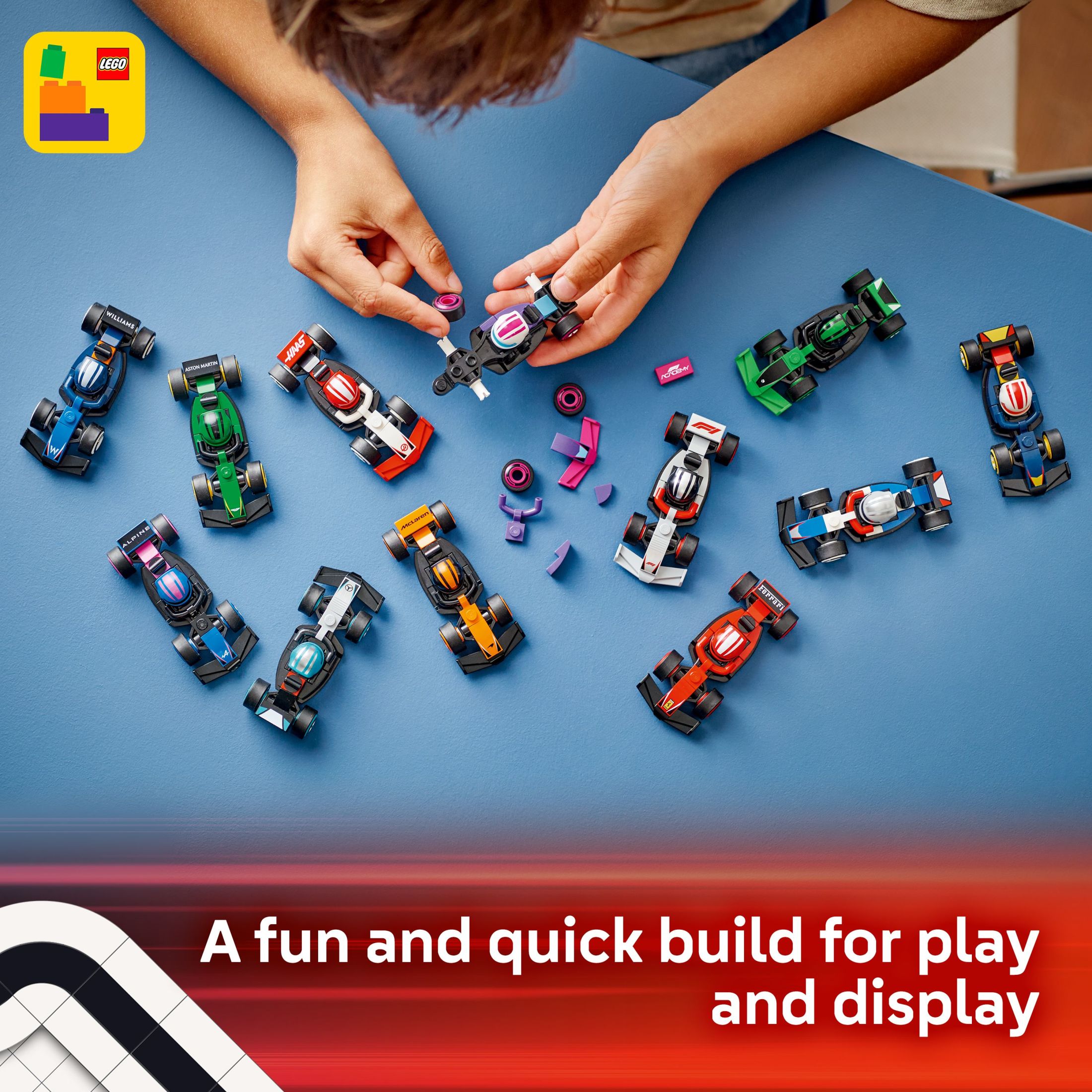 LEGO Autos de Carrera Coleccionables F1 - Set de Construcción de Modelo de Coche Edición Limitada - Caja Misteriosa para Fans de Fórmula 1 y Niños, Niñas y Niños Mayores de 6 Años - Idea de Regalo Coleccionable - 71049 8