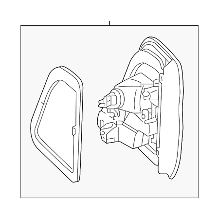 Genuine Oe Mercedes Benz Backup Lamp Assembly 166 906 59 02