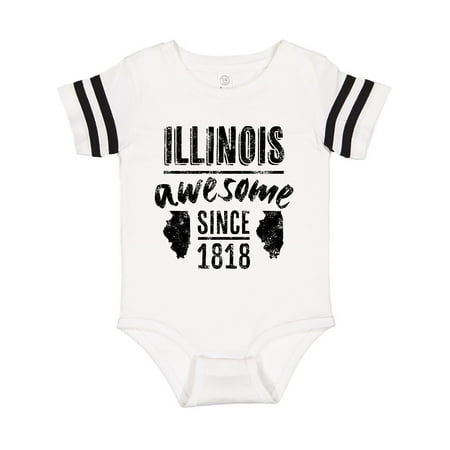 

Inktastic Illinois Awesome Since 1818 Gift Baby Boy or Baby Girl Bodysuit