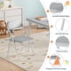 thumbnail image 5 of Qinaqin 5-Piece Folding Mesa y Chairs Set para cm de Profundidadining Rooms Profundidadaycares Classrooms, 5 of 7