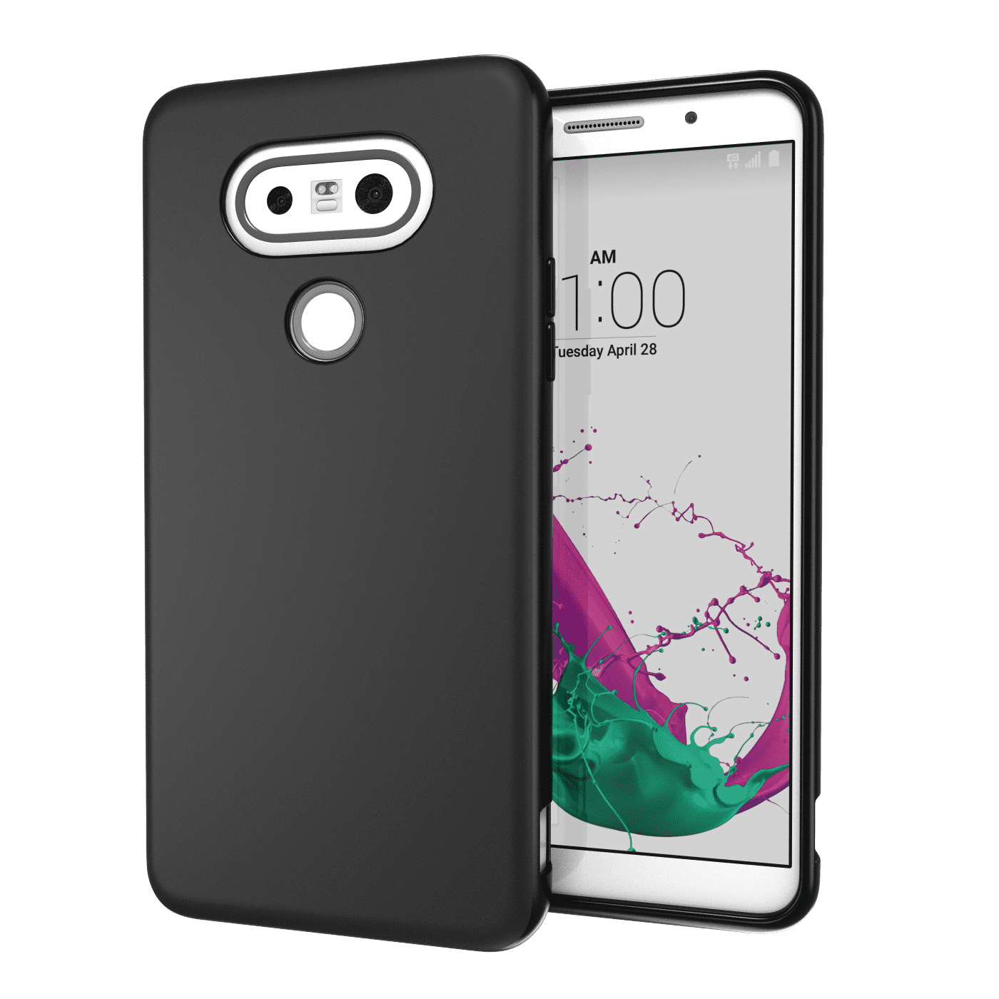 Clear TPU flexible phone case for LG G5