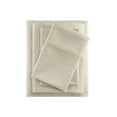 thumbnail image 3 of Beautyrest 400 Thread Count Wrinkle Resistant Cotton Sateen Sheet Set, off-White, Cal King, 3 of 9