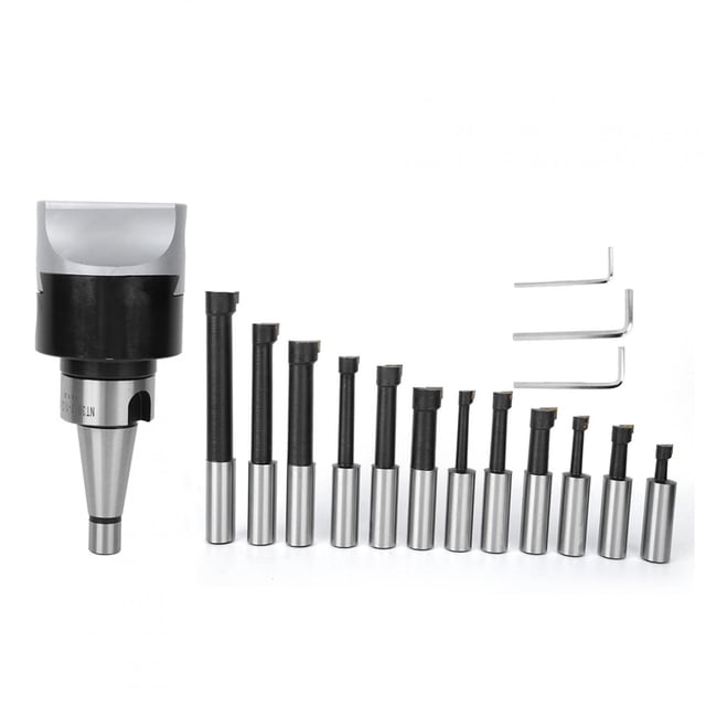 AMONIDA CNC Milling Tools Kit Set, Boring Head Set, Stable Performance Boring Machine For CNC Milling