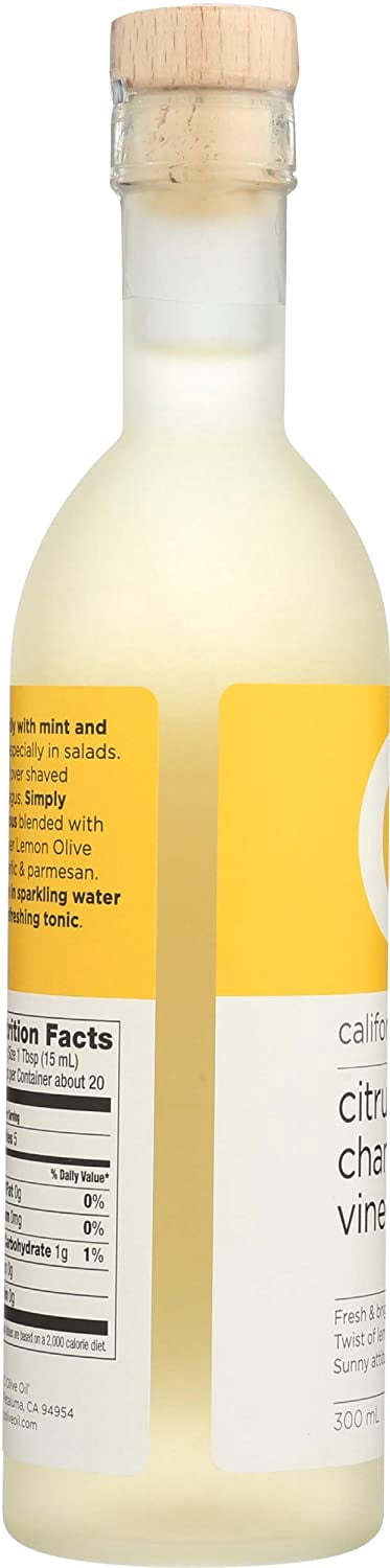 O California Citrus Champagne Vinegar, 300 mL [Pack of 6]