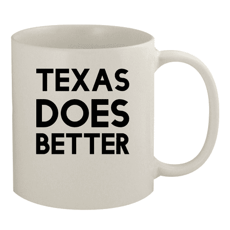 

Texas Does Better - 11oz Ceramic White Coffee Mug White