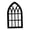 Style B, variant on predolo Arched Window Mirror Wall Art Decorative Wall Mirror Windowpane Arch for Bedroom Style A