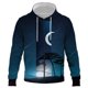 thumbnail image 1 of Chaqueta con capucha y cremallera con estampado 3D de cielo creativo para hombre y mujer, ideal para primavera y otoño., 1 of 6