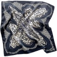 thumbnail image 2 of PTSPLLMY 100% Mulberry Silk Neck Scarf 21"x21" Small Square Scarfs for Women Gift Packed, 2 of 4