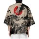 thumbnail image 2 of Cárdigan tipo kimono holgado estilo japonés de verano con estampado de dragón de Anime para hombre y mujer, 2 of 3