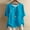 A230 Blue Womens Summer Tops Clearance Under $5, variant on Cagogo Women's Short Sleeve Tunic Tops Summer Under $10 Loose Fit Linen Cotton Plus Size Tshirts Shirts Side Button Crewneck Business Work Tops Mothers Day Gifts