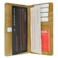 thumbnail image 3 of Genuine Eel Skin Leather Checkbook Cover Credit Card Holder ID Window E 154, 3 of 23
