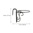 thumbnail image 4 of Weiweiguan 2Pcs Flower Pot Hanging Rack Railing Hanging Flowerpot Stand Balcony Rack, 4 of 7