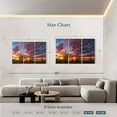 thumbnail image 3 of Elephant Stock Baja California Cactus Forest Wall Art - Horizontal Multi Panel Canvas - Living Room Wall Decor - Nature Multi Panel - Blue And Orange Decor By Christian Heeb - 65" x 42", 3 of 4