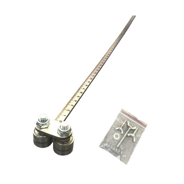 Guide de Déchirure pour Scie Circulaire, Acier Inoxydable 500 mm avec Roulements, Outil de Coupe de Précision pour Contreplaqué et Bois