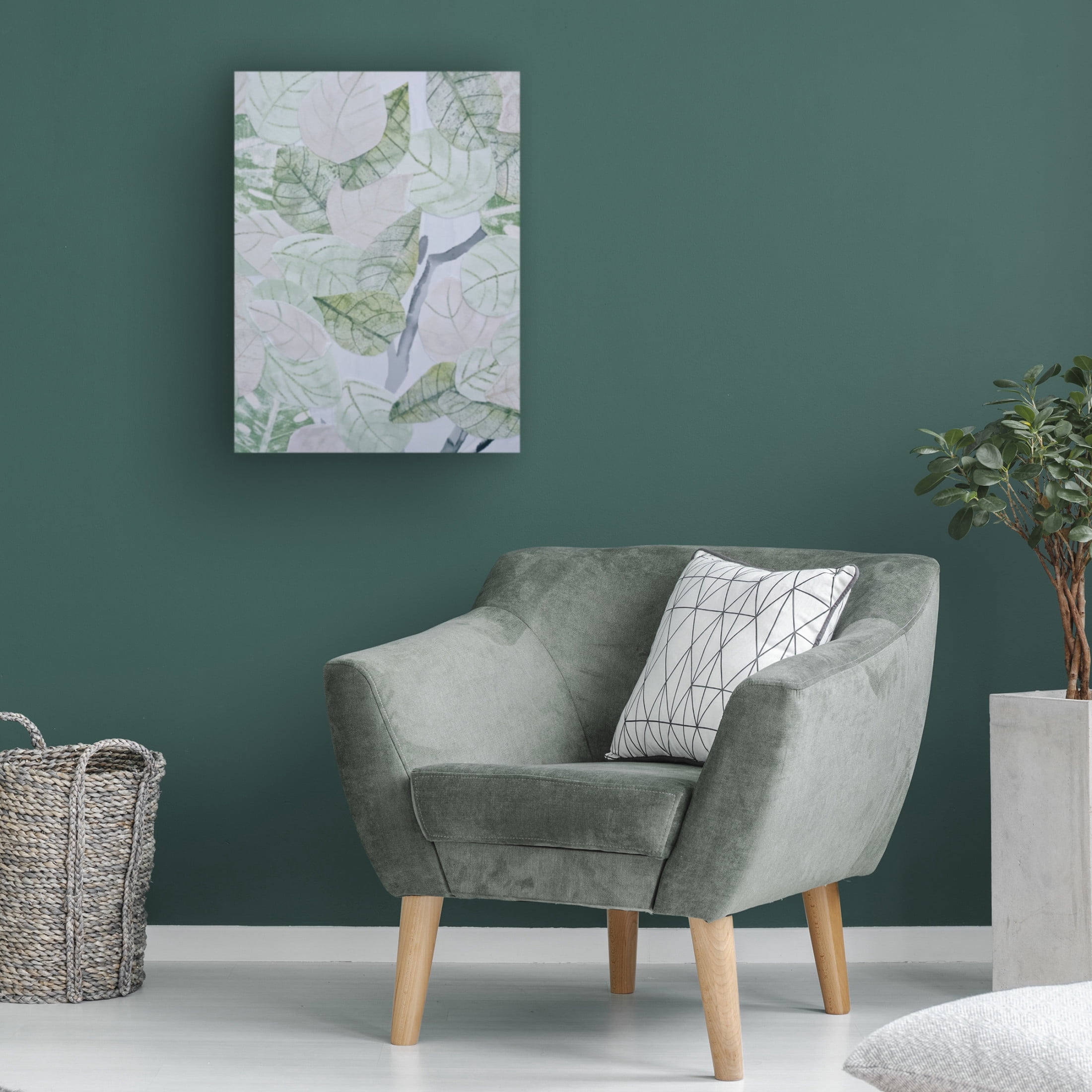 Trademark Fine Art Coco Good Aspen Spring Leaves III Canvas Wall Art