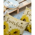thumbnail image 2 of Farm Retro Blossom Sunflowers Outdoor Pillow Covers Set of 2, Decorative Waterproof Throw Pillow Case, Vintage Letter Cotton Linen Soft Cozy Cushion Pillowcases, 2 of 6