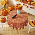 thumbnail image 2 of WEGFTDUOP Halloween Decor 152cm/60inches Thanksgiving Day Tablecloth Round Tablecloth Waterproof Tablecloth Avoid Fouling Tablecloth Holiday Gift Dusts Cloth Indoor Ornaments, 2 of 6
