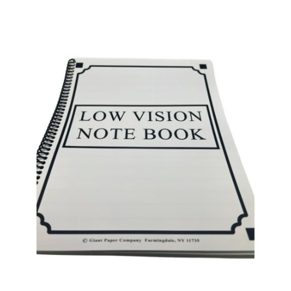 Bold Line Low Vision Notebook