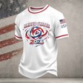 thumbnail image 2 of 2026 Soccer Cup Patriotic Fan Top, USA National Football Team Crew Neck Short Sleeve Casual Shirt, 2 of 5