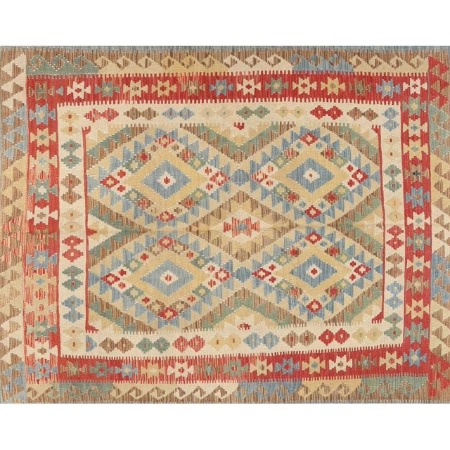 Ahgly Company Indoor Rectangle Contemporary Chocolate Brown Southwestern Area Rugs, 8' x 10'