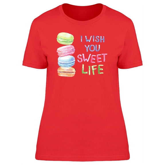 Sweet Macarons Tee Women's -Image by Shutterstock