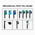 thumbnail image 2 of TOTO Adjustable Replacement Fill Valve Assembly for Toilet Tanks - TSU99A.XR, 2 of 5