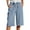 Light Blue, variant on Womens Pants Drawstring Cargo Pants High Waist Casual Solid Color Loose Wide Leg Pocket Quick-drying Pants
