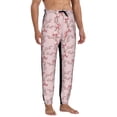 thumbnail image 4 of Qekee Orchids Flowers Pattern Mens Sweatpants, Men's Midweight Lounge Pants-Small, 4 of 5