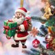 thumbnail image 4 of Colgante Plano de Acrílico Navideño, Colgante de Coche Navideño, Adorno para Árbol de Navidad, 4 of 7