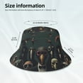 thumbnail image 3 of Kdxio Reflective Bucket Hat - Stylish Avian Gathering Print Bucket Hat for Men,Women, 3 of 6