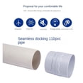 thumbnail image 2 of 4inch Adjustable Pipe Ceiling Window Exhaust Fan Ventilation Air Extractor For Bathroom Toilet Kitchen Duct Attic Blower Fans ,Fast Wind Speed, 2 of 3