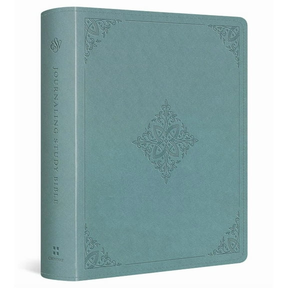 ESV Journaling Study Bible (Trutone Over Board, Paris Sky, Fleur-De-Lis Design), (Hardcover)
