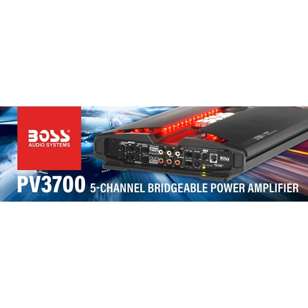 BOSS Audio Systems PV3700 5 Channel Car Amplifier, 3700W High